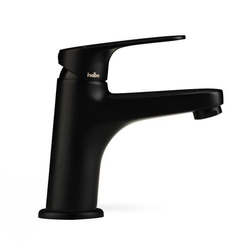 Håndvaskarmatur Gerbera Sort Habo 31148