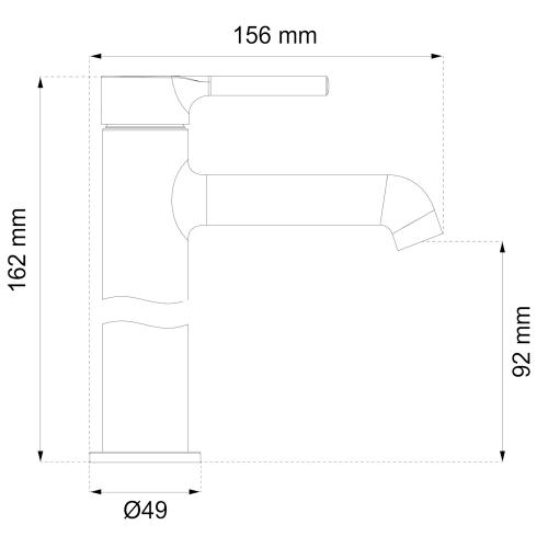 Håndvaskarmatur Peony Habo