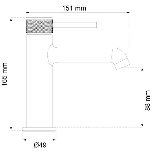 Håndvaskarmatur Mimosa Habo