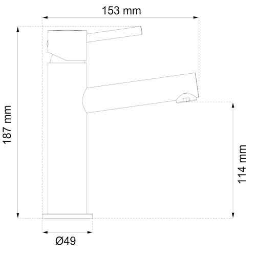 Håndvaskarmatur Flora Habo