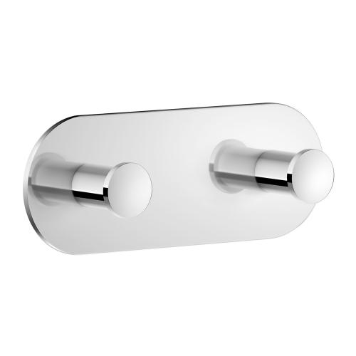 Dubbelkrok Självhäftande Dot Polerad Krom Smedbo TK356