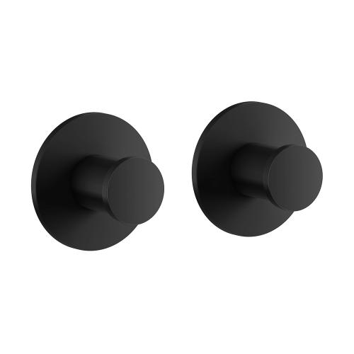 Enkelkrok Självhäftande Dot Matt Svart 2st Smedbo TB3455