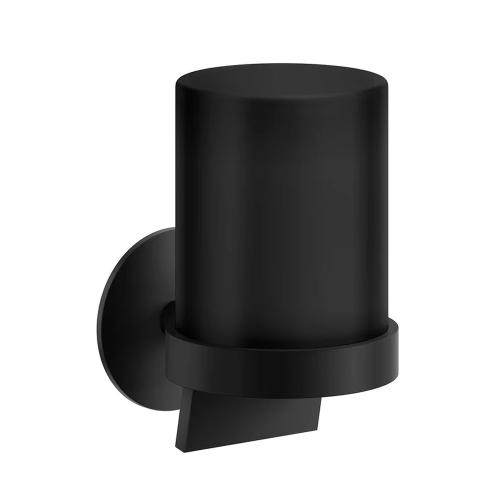 Soap Dispenser Self-Adhesive Dot Matte Black Smedbo TB361