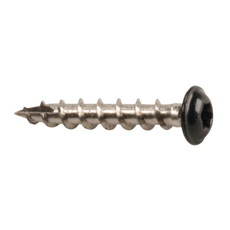 Blikskrue Rustfrit A4 4,0x25mm Sort 250stk Fast 285636