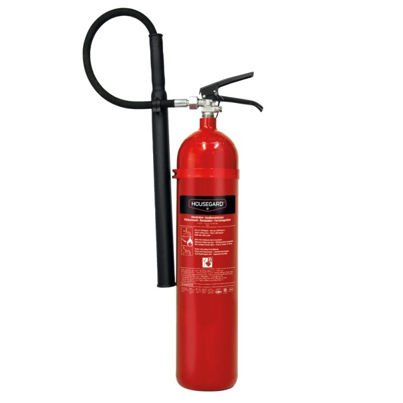 Brandsläckare Koldioxid, 5kg, 89B, Housegard