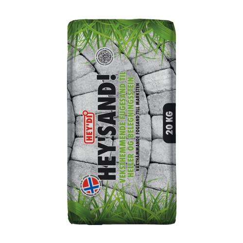 Hey'di Fogsand Hey'sand 20kg Grå