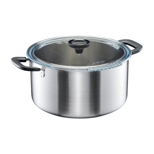 Gryde Med Glaslåg Funktionel Form 7L Keramik Fiskars