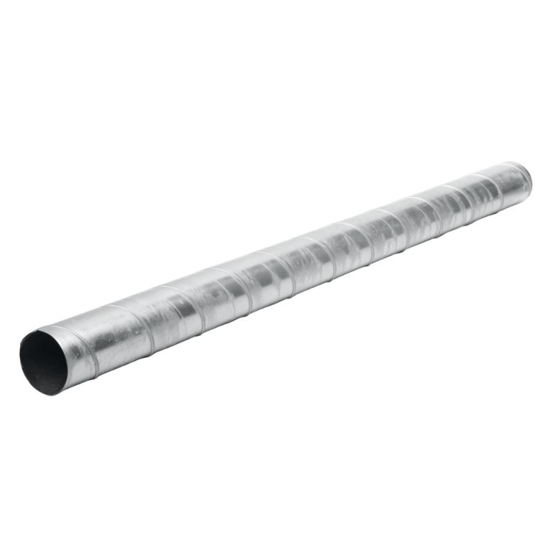 Ventilationsrør 125x1000x0,4mm Galvaniseret Fresh