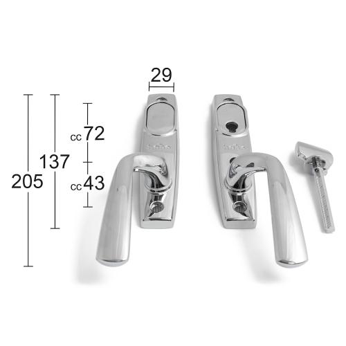 Terrassedørgreb Copenhagen Habo