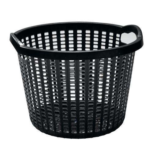 Bladkurv ERGO Rund Genbrug 55L Sort 10stk Nyby