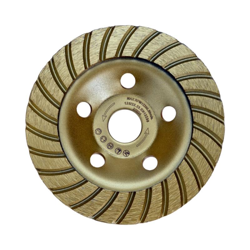 Diamantslipskål 125x22,2mm Turbo Germaflex