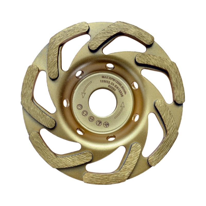 Diamantslipskål 125x22,2mm Turbo Wheel Germaflex