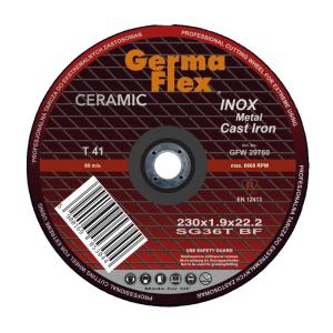 Skæreskive Keramisk Inox SG36T 230x1,9x22,2mm 25stk Germaflex