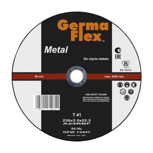 Skæreskive Metal A24R 230x2,5x22,2mm 25stk Germaflex