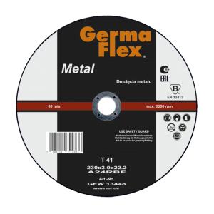 Skæreskive Metal A24R 230x3,0x22,2mm 25stk Germaflex