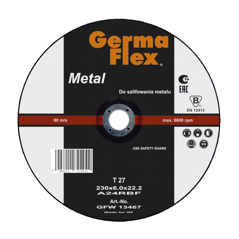 Navrondell Metal A24R 230x6,0x22,2mm 10stk Germaflex