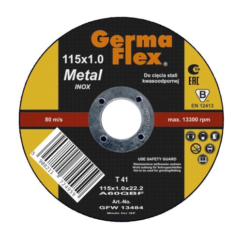 Kapskiva Inox 115x1,0x22,2mm 25st Germaflex