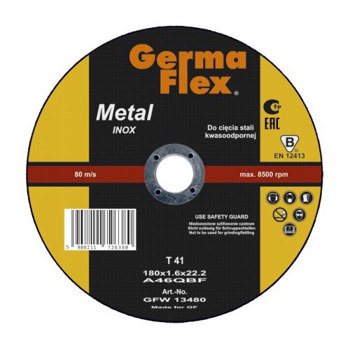 Skæreskive Inox A46Q 180x1,6x22,2mm 25stk Germaflex
