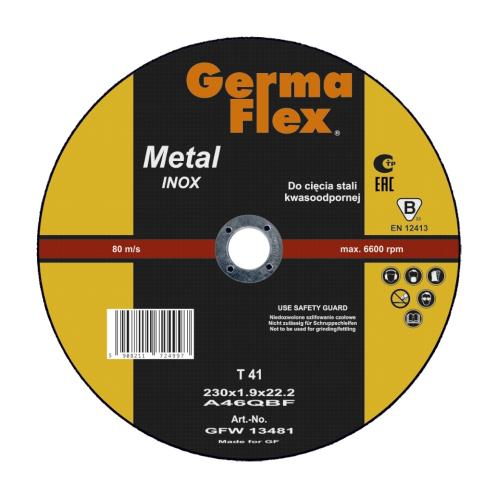 Skæreskive Inox A46Q 230x1,9x22,2mm 25stk Germaflex