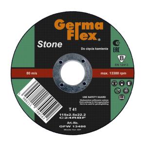 Skæreskive Stone C24R 115x2,5x22,2mm 25stk Germaflex