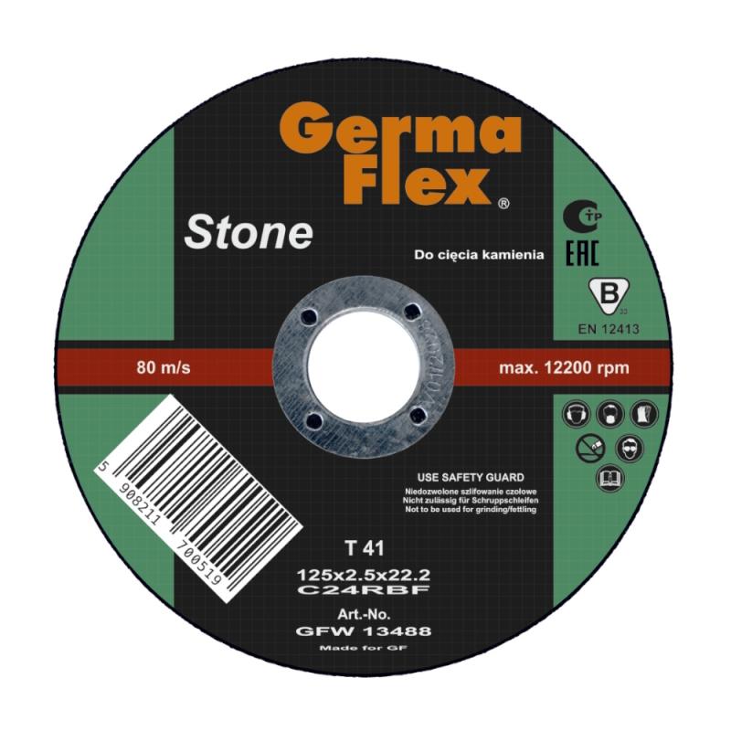Skæreskive Stone C24R 125x2,5x22,2mm 25stk Germaflex