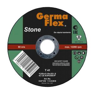 Skæreskive Stone C24R 125x3,0x22,2mm 25stk Germaflex