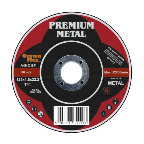 Skæreskive Metal A46Q 125x1,6x22,2mm 25stk Germaflex