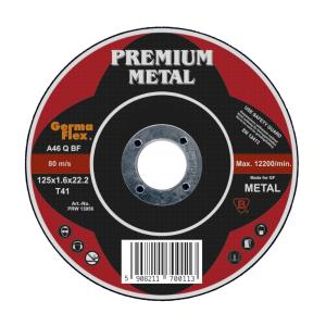 Skæreskive Metal A46Q 125x1,6x22,2mm 25stk Germaflex