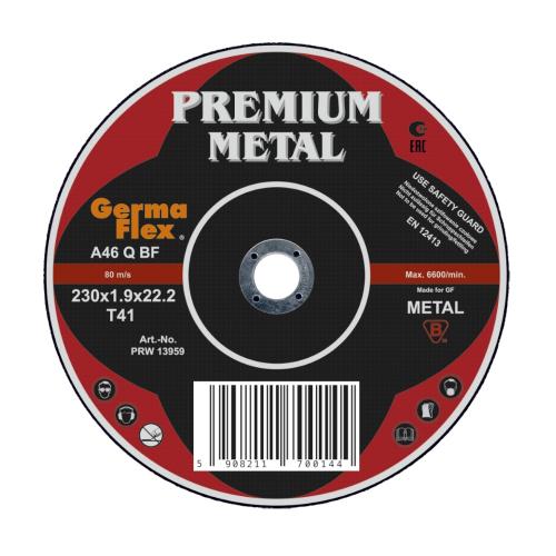 Skæreskive Metal A46Q 230x1,9x22,2mm 25stk Germaflex