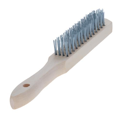 Handstålborste Med Trähandtag 4 Rad 10stx1pak Germaflex