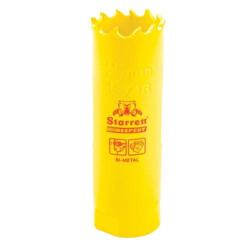 Hulsav Bimetal Dybdeboret 21mm Gul Starrett