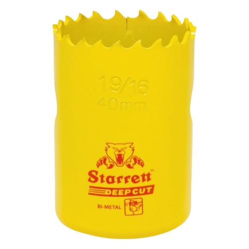 Hulsav Bimetal Dybdeboret 40mm Gul Starrett