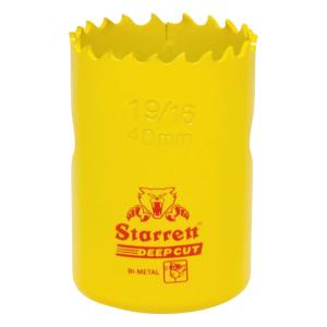 Hålsåg Bimetall Deepcut 40mm Gul Starrett