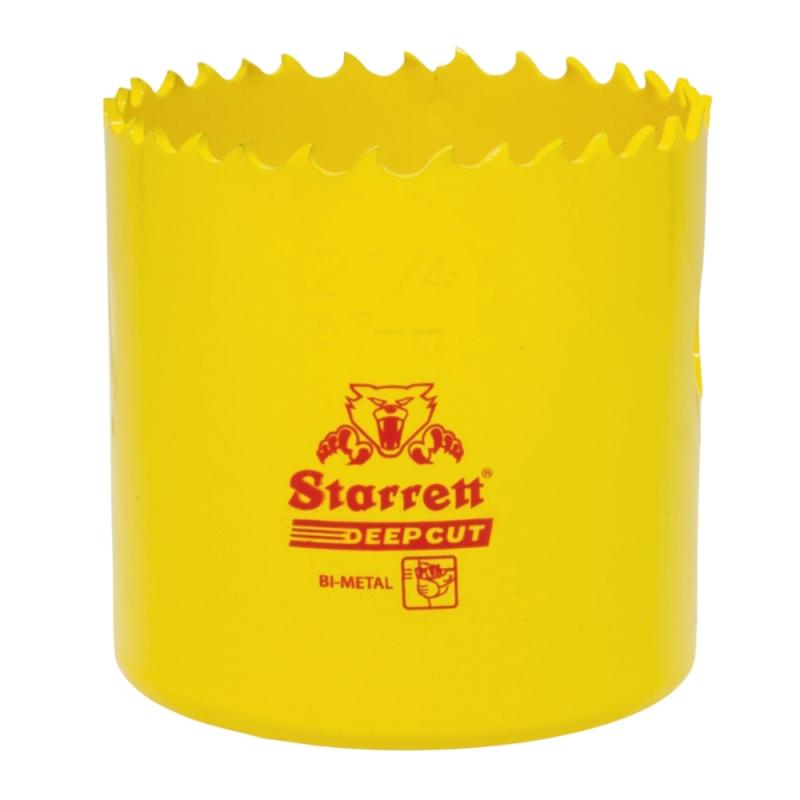 Hulsav Bimetal Dybdeboret 57mm Gul Starrett