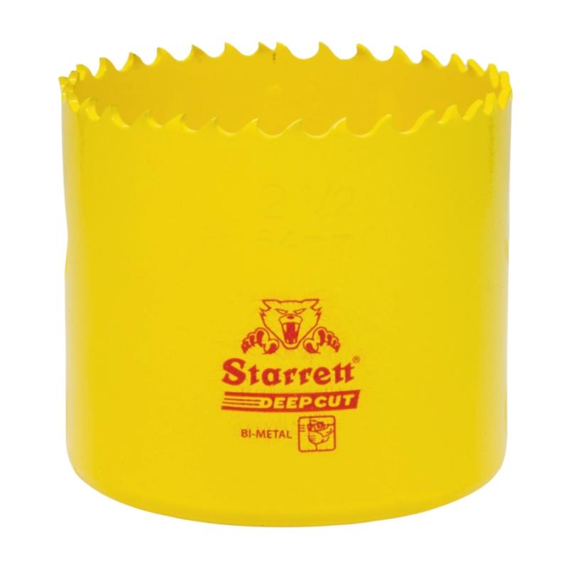 Hulsav Bimetal Dybdeboret 60mm Gul Starrett