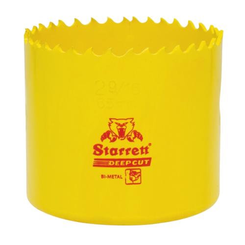 Hulsav Bimetal Dybdeboret 65mm Gul Starrett