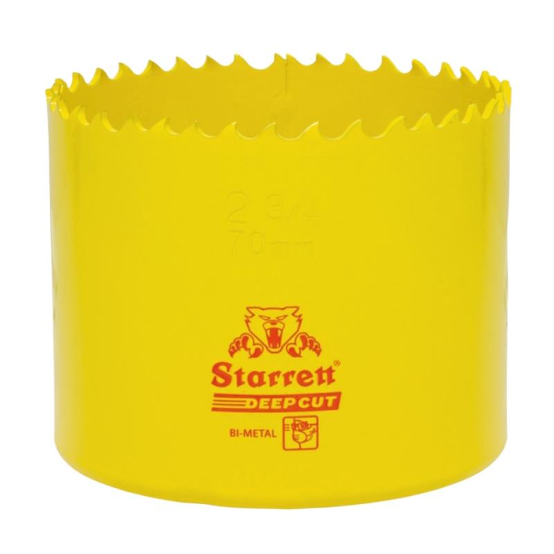 Hulsav Bimetal Dybdesnit 70mm Gul Starrett