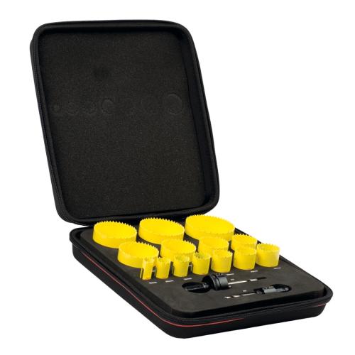 Hulsavssæt Fastcut Build 16-76mm Gul Starrett