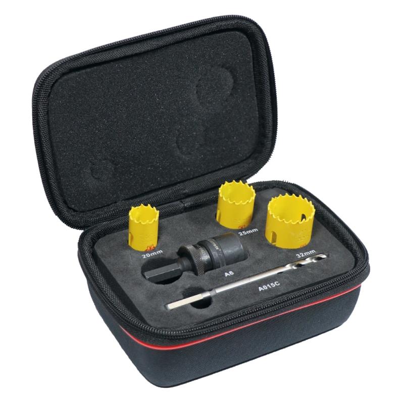 Hålsågskit Fastcut Elektrik 20-32mm 5 Del Starrett