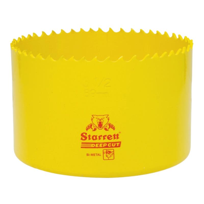 Hulsav Bimetal Dybdeboret 89mm Gul Starrett