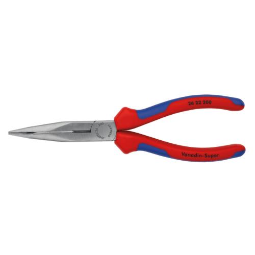 Needle Nose Pliers With Cutting Edges 2622 200mm Knipex