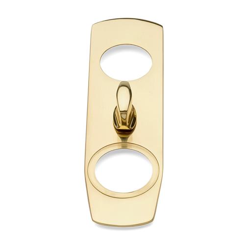 Drejeplade 215x60mm Poleret Messing Habo 31195