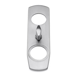 Vredskylt 215x60mm Borstad Aluminium Habo 31197