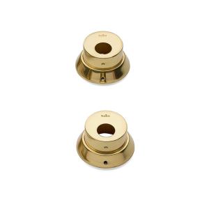 Tilbehør Til Rund Cylinder Poleret Messing 2stk Habo 31330