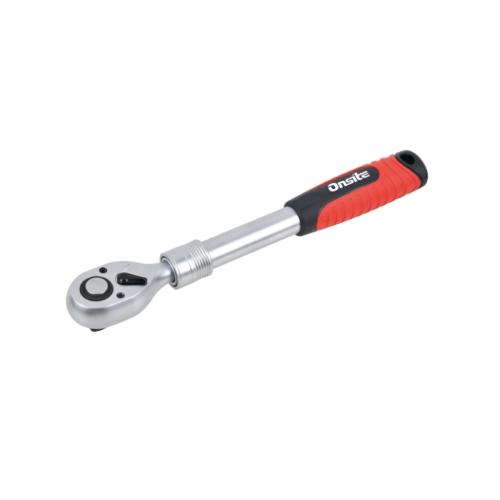 Spärrhandtag 1/4" Teleskopiskt 17,5-22,5cm Onsite