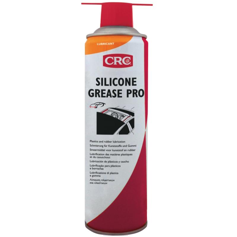 Silikonefedt Aerosol Silicone Grease PRO 400ml CRC