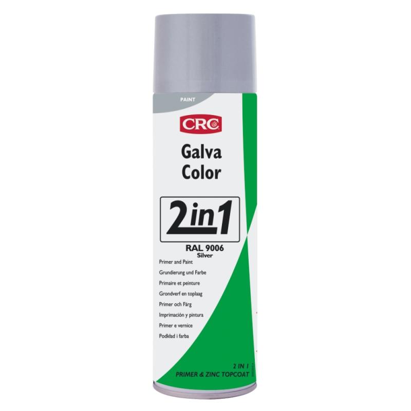 Spraymaling Galvacolor 2in1 500ml Sølv CRC