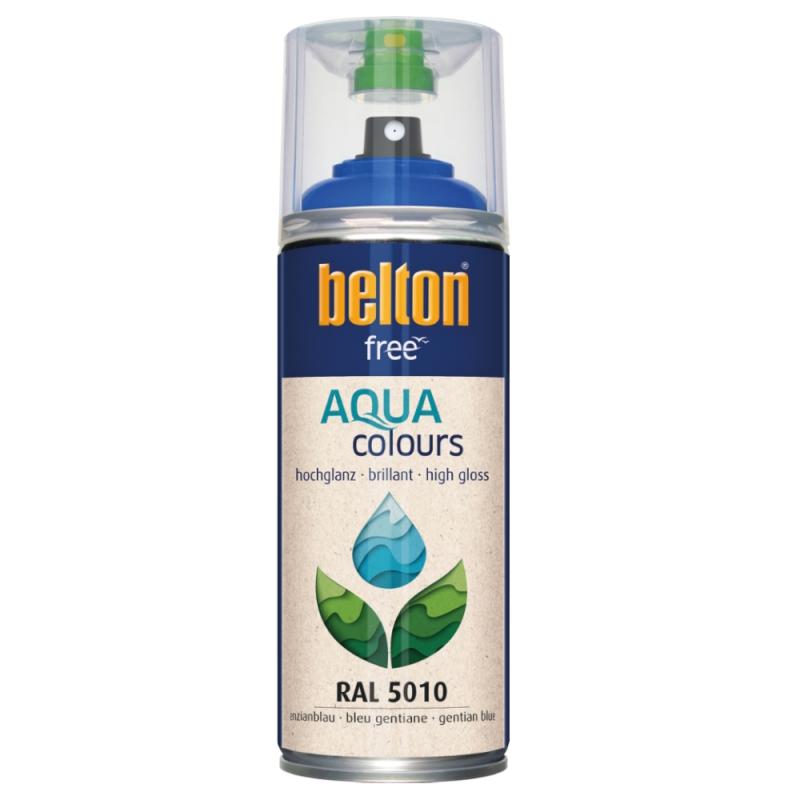 Sprayfärg Blank 400ml Gentianablå Belton