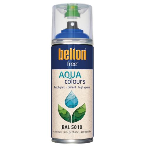 Spraymaling Glans 400ml Gentiana Blå Belton