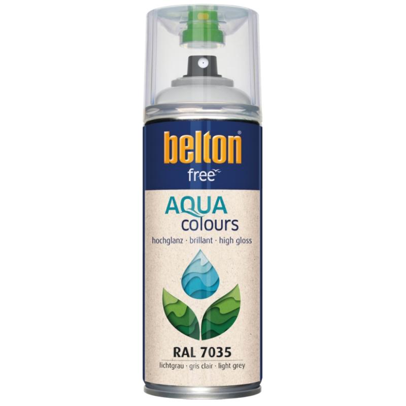Sprayfärg Blank 400ml Ljusgrå Belton